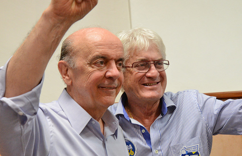 José Serra e Roberto Engler