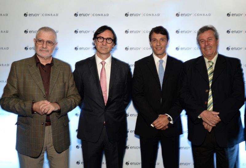 Benjamín Liberoff, Gerardo Cood, Juan Eduardo García y Enrique Antía.