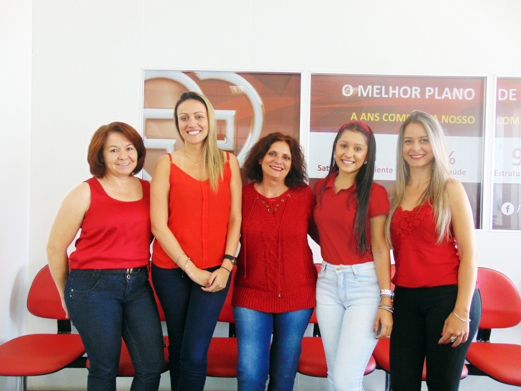 Cidinha Moraes, Joyce Nalini, Wanda Murari, Gabriela Rocha e Marcela Zonetti.